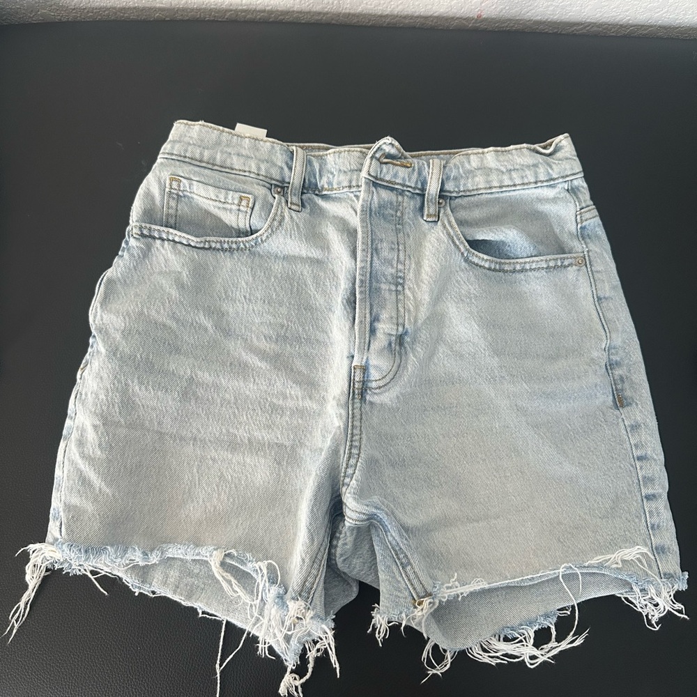 Women's Light Blue Denim Shorts